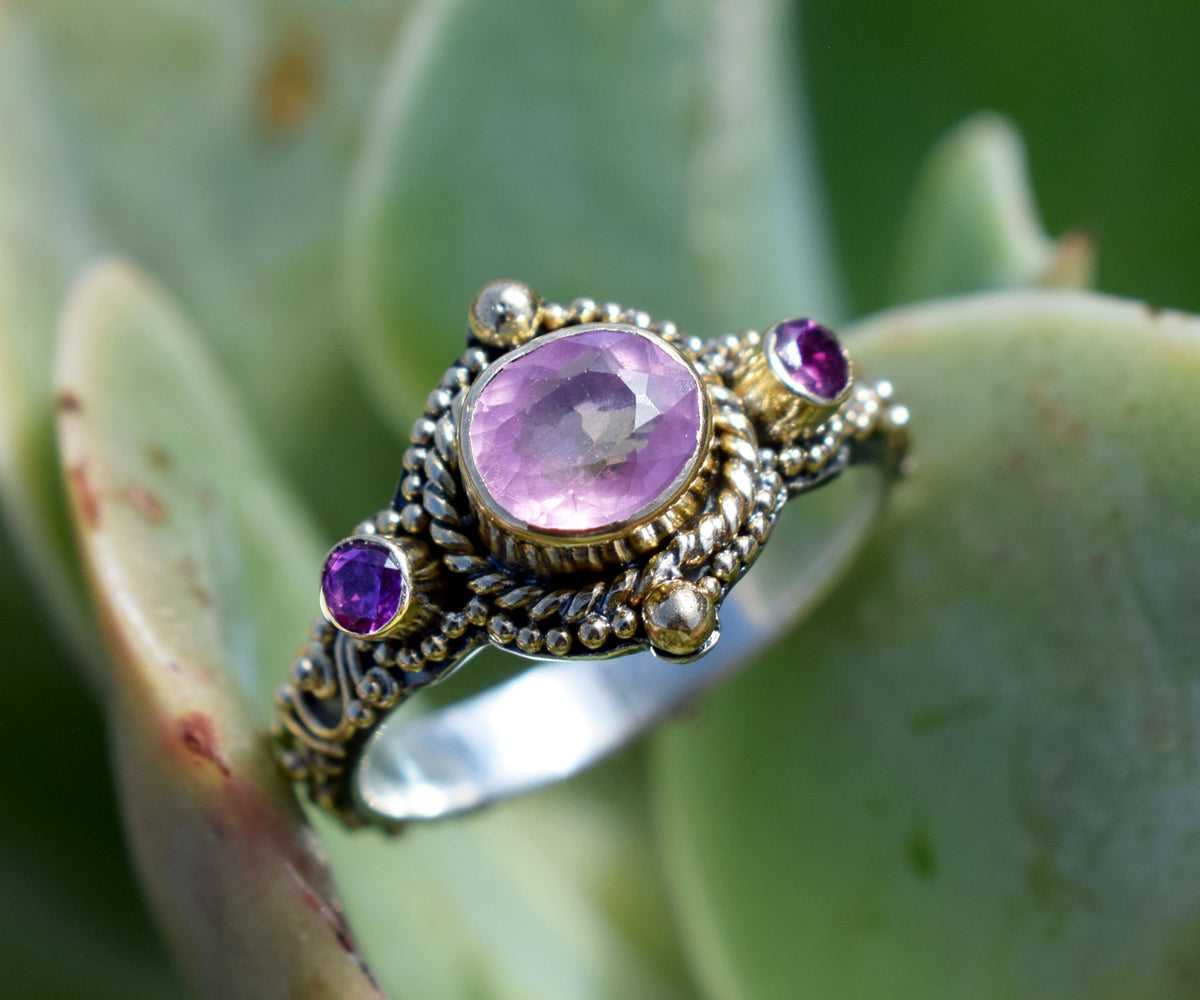 Anillo Florencia Espinela Rosada