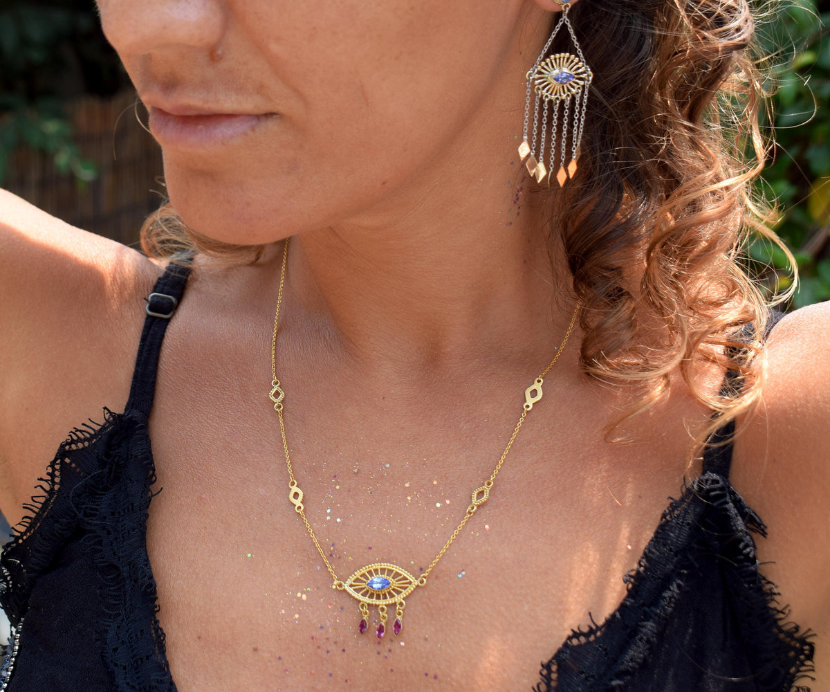 Collar Helix Tanzanita