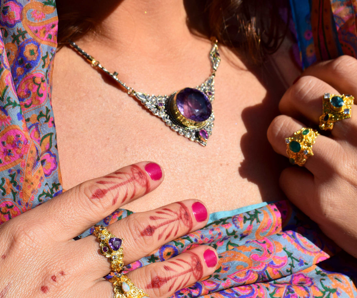 Collar Maharani Amatista