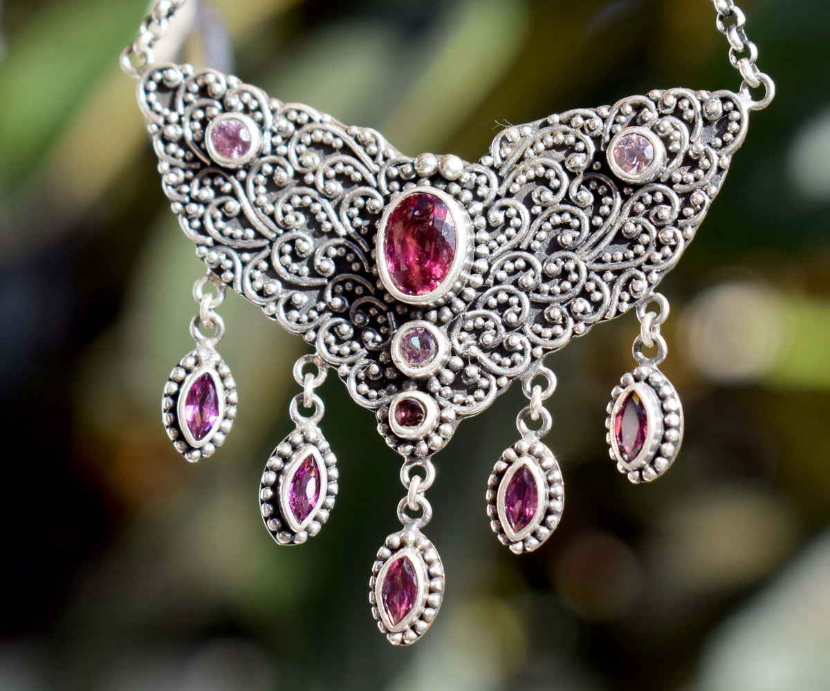 Collar Florecer Turmalina