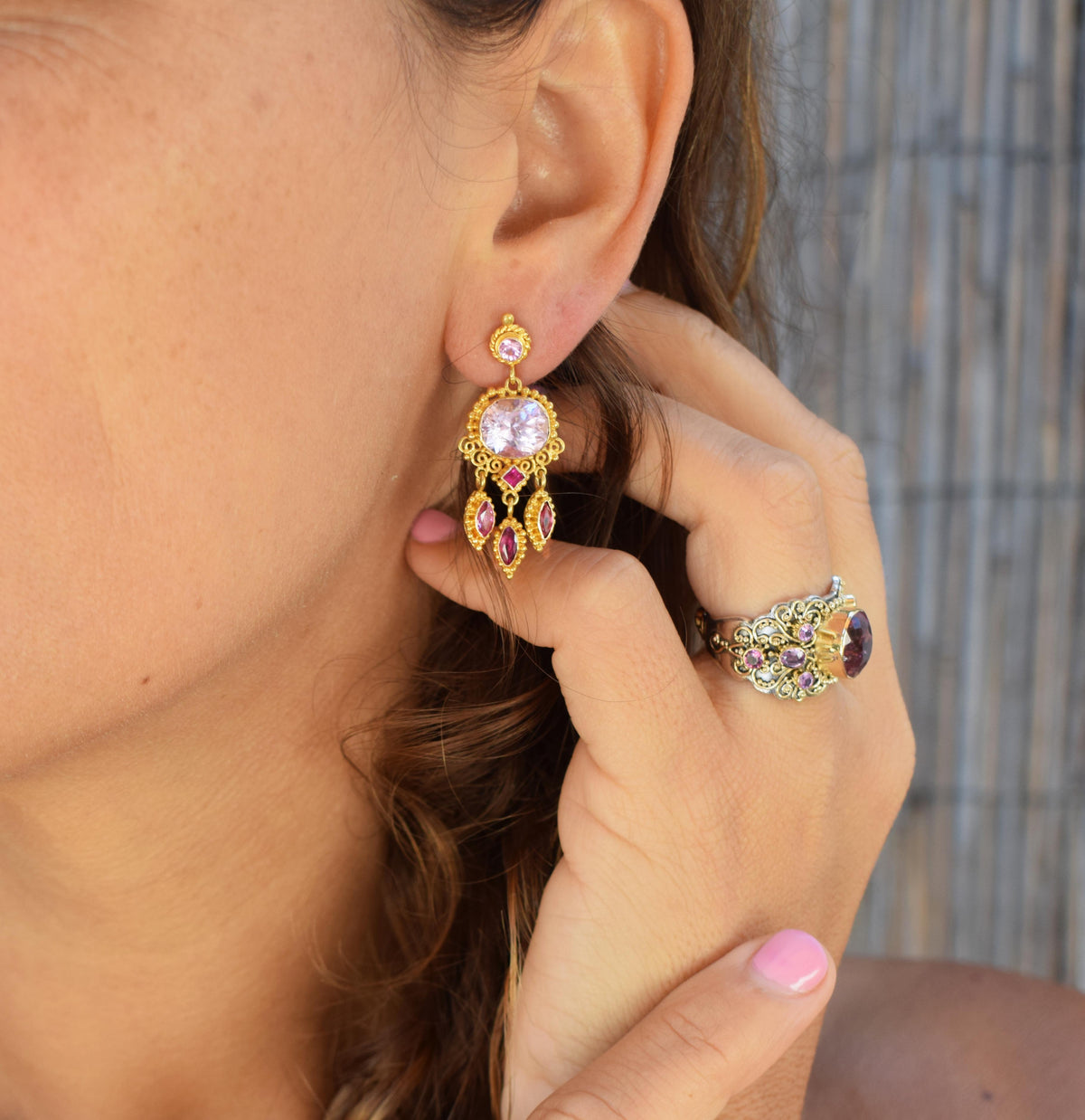 Aros Jardín del Edén Kunzita