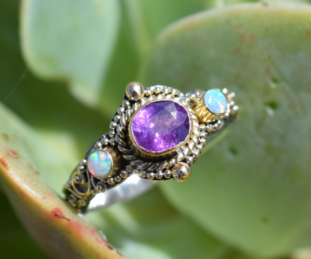 Anillo Florencia Zafiro Purple