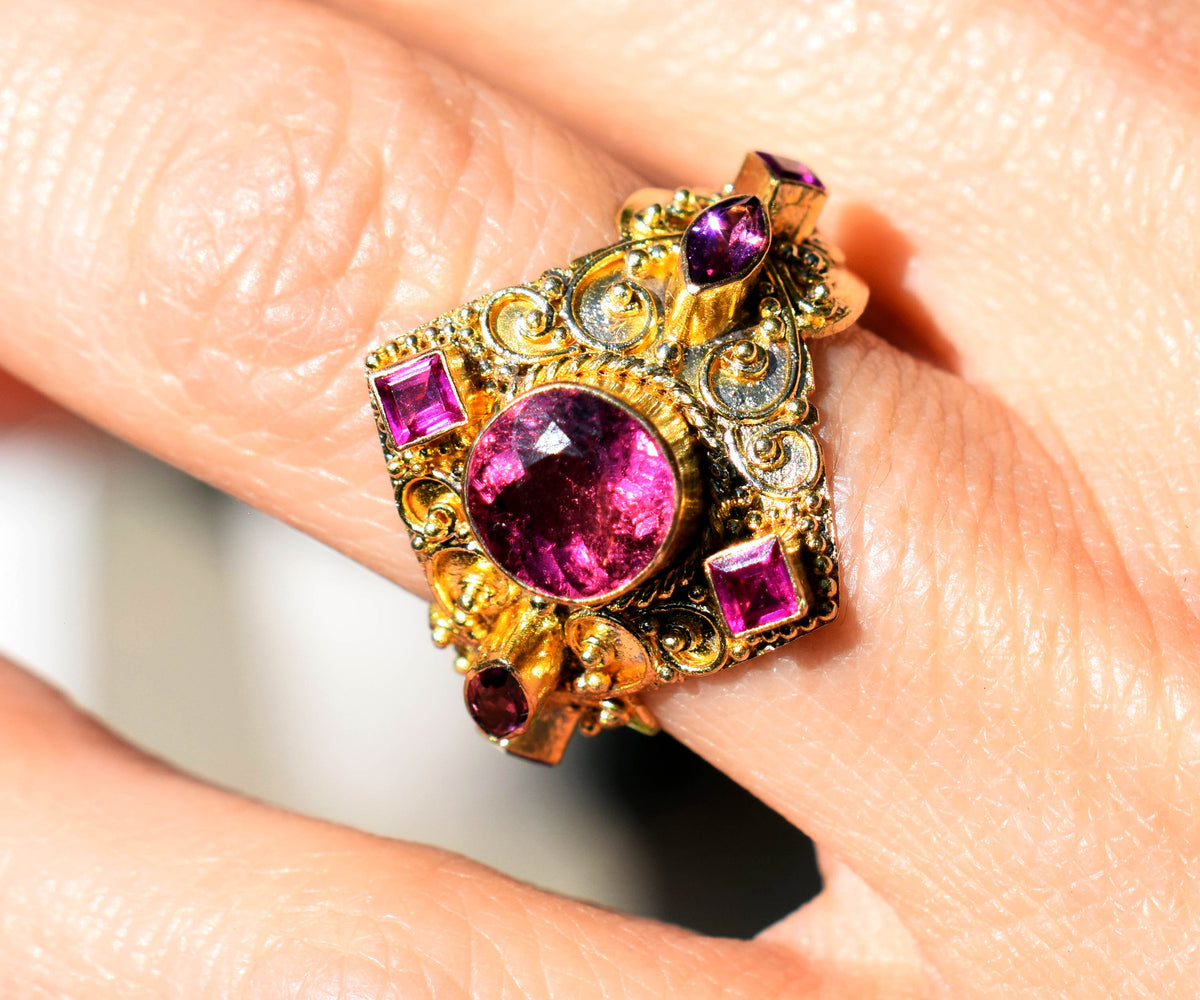 Anillo Sacred Turmalina