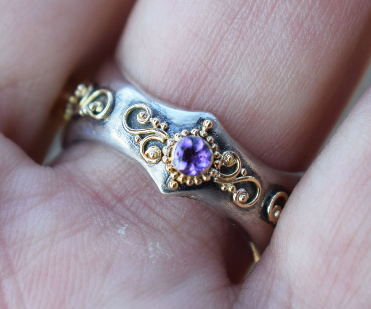 Anillo Habibi Tanzanita