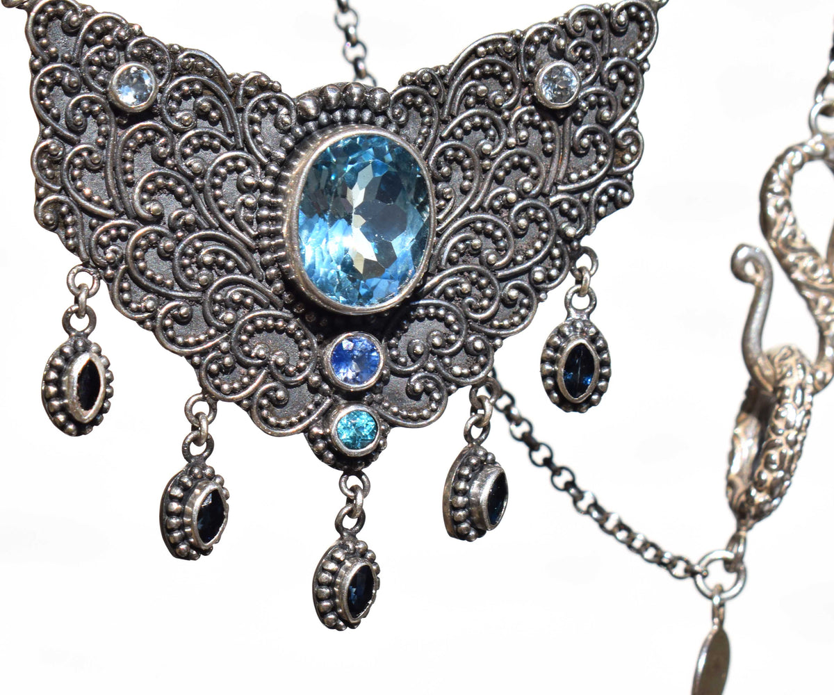 Collar Florecer Topacio