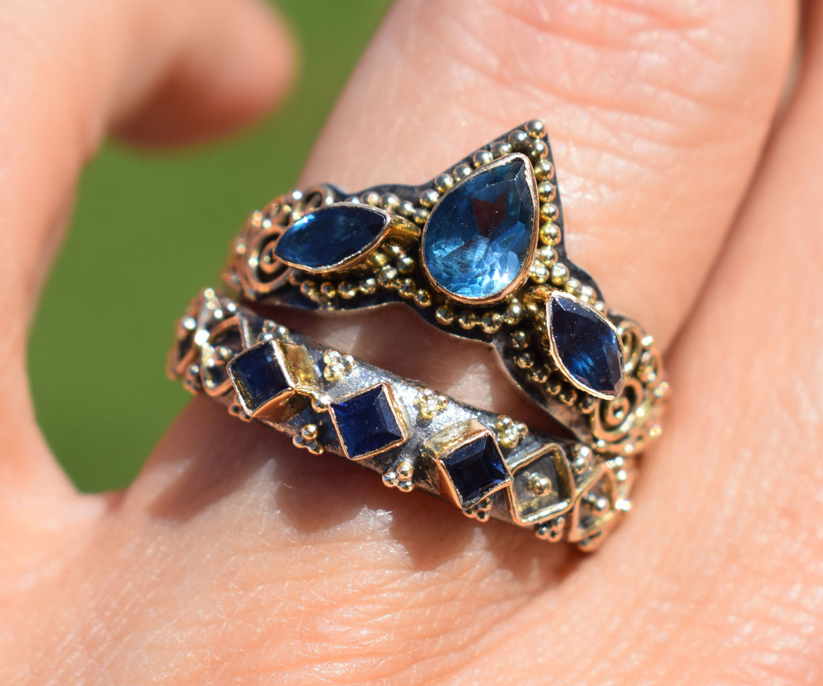 Anillo Fusion Marquise Topacio