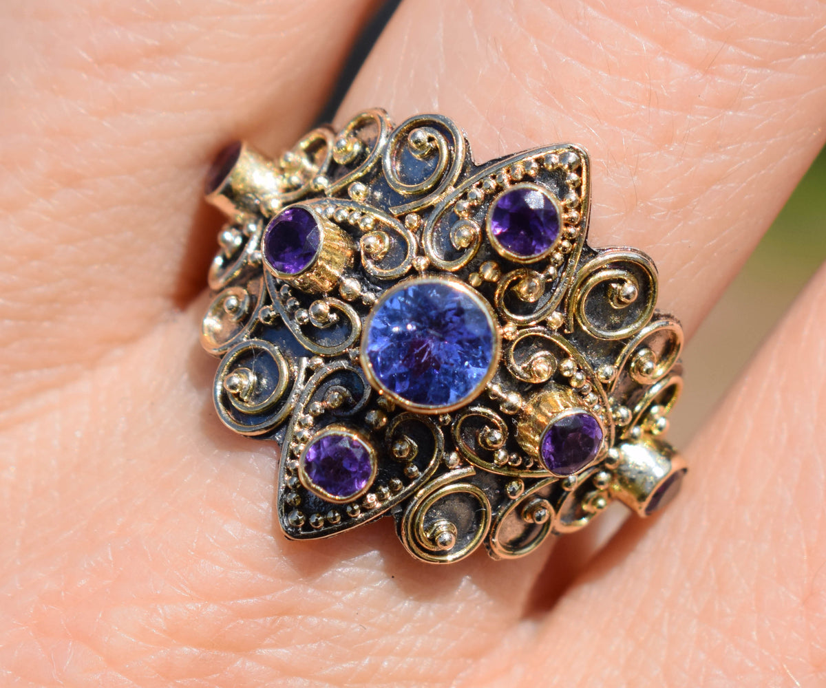 Anillo Habibi Tanzanita