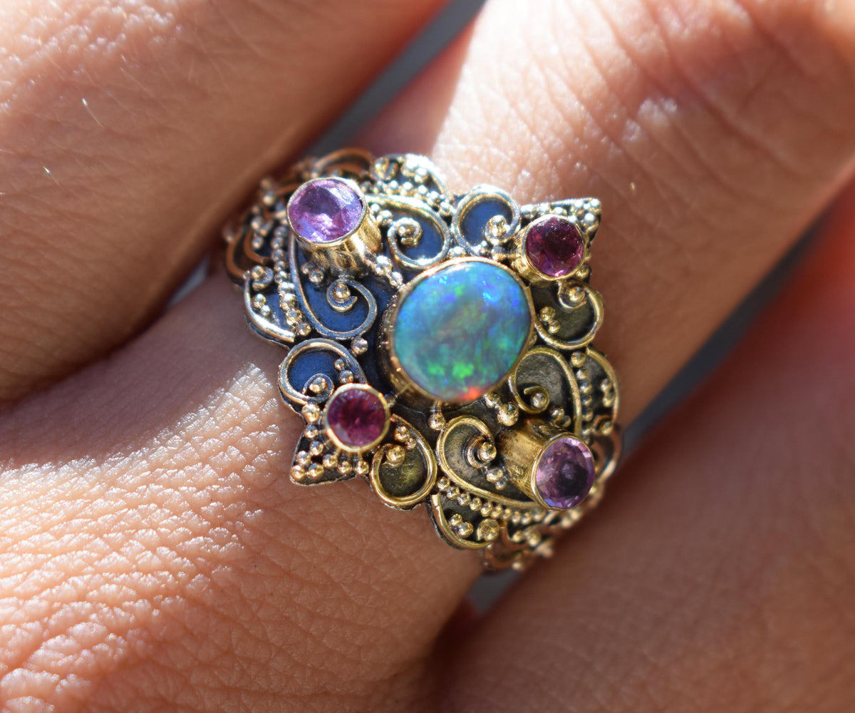 Anillo Kerala Ópalo