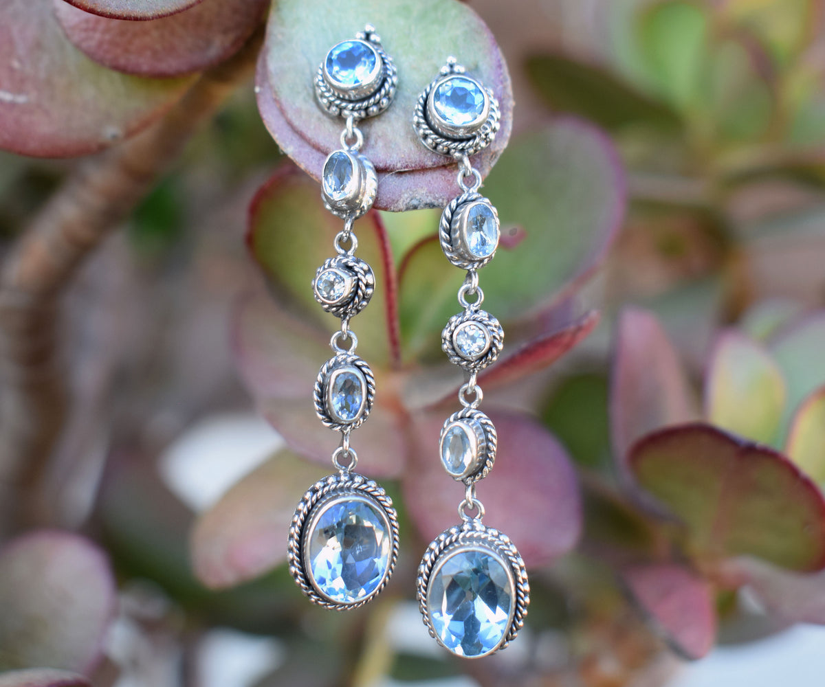 Aros Cascada Topacios