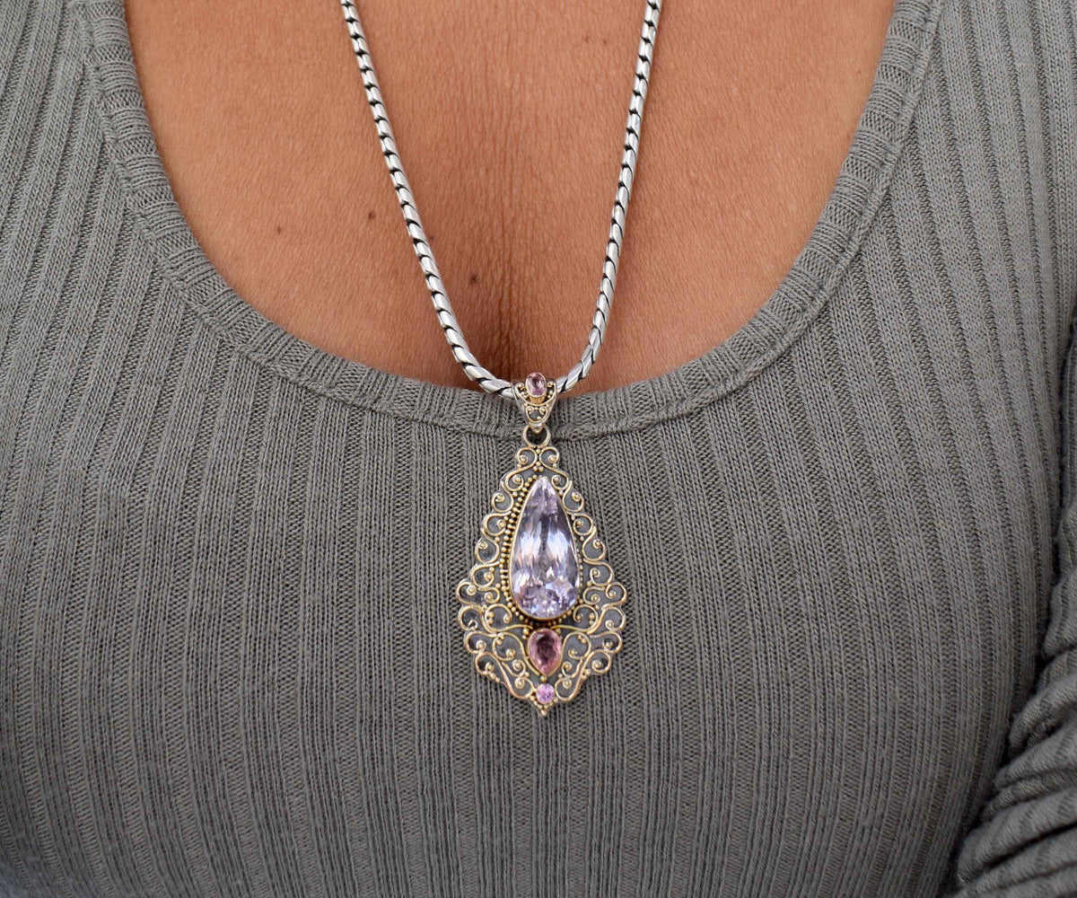 Colgante Miracle Kunzita