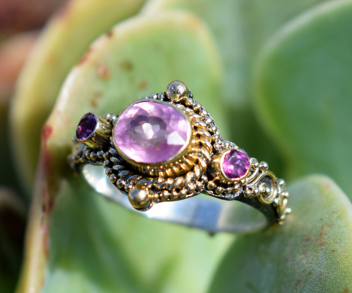 Anillo Florencia Espinela Rosada