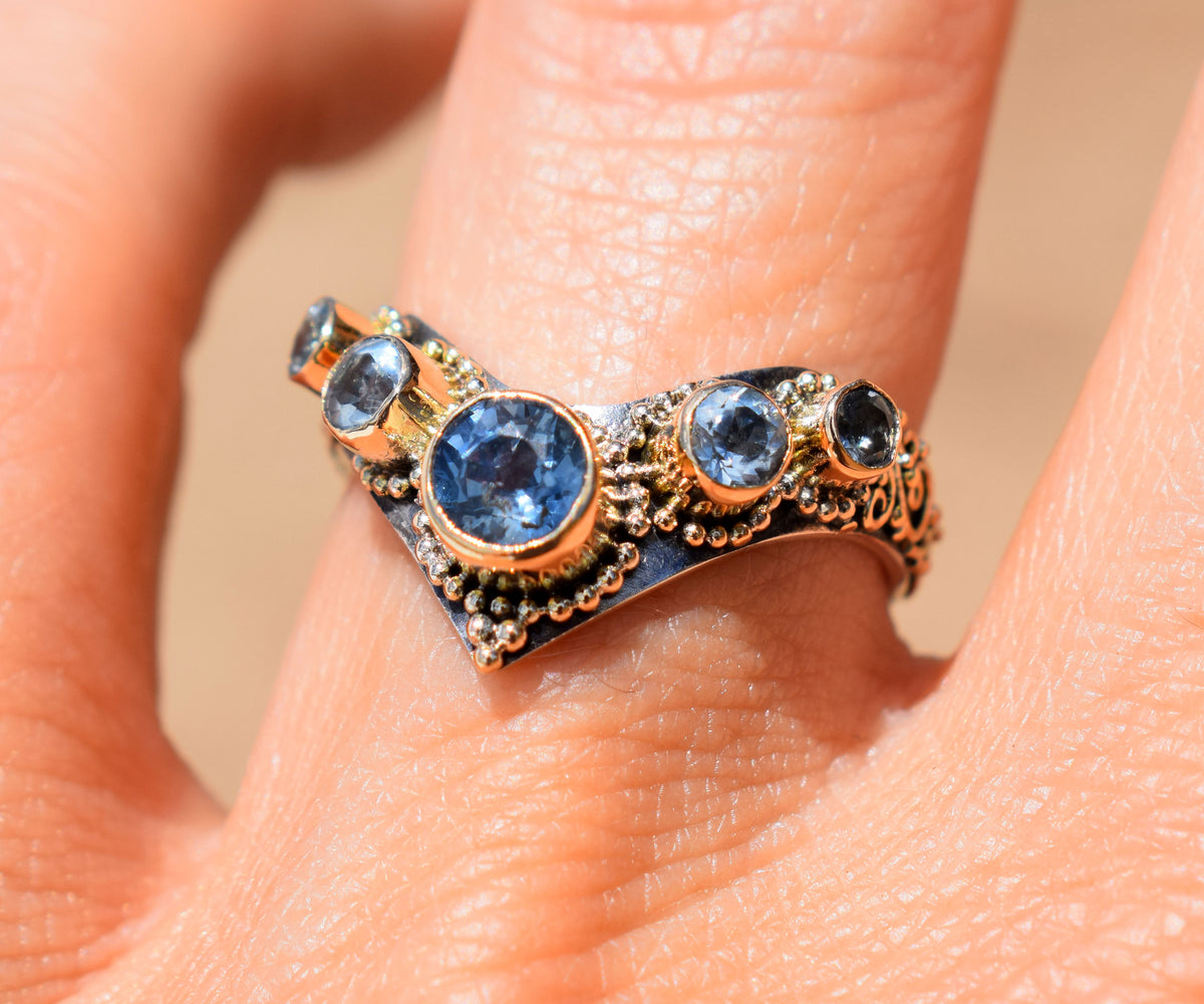 Anillo Fusión Queen Zafiro