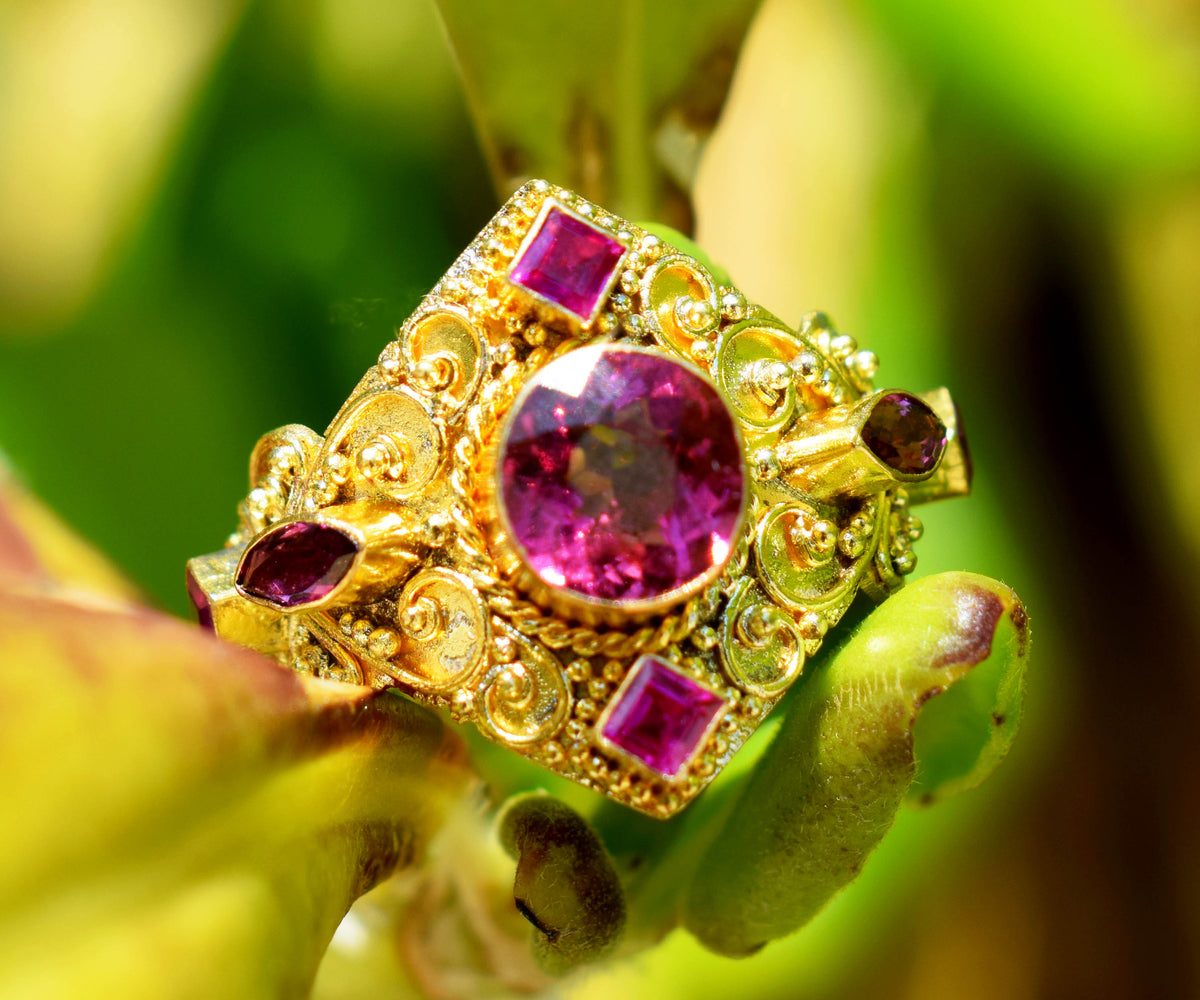 Anillo Sacred Turmalina