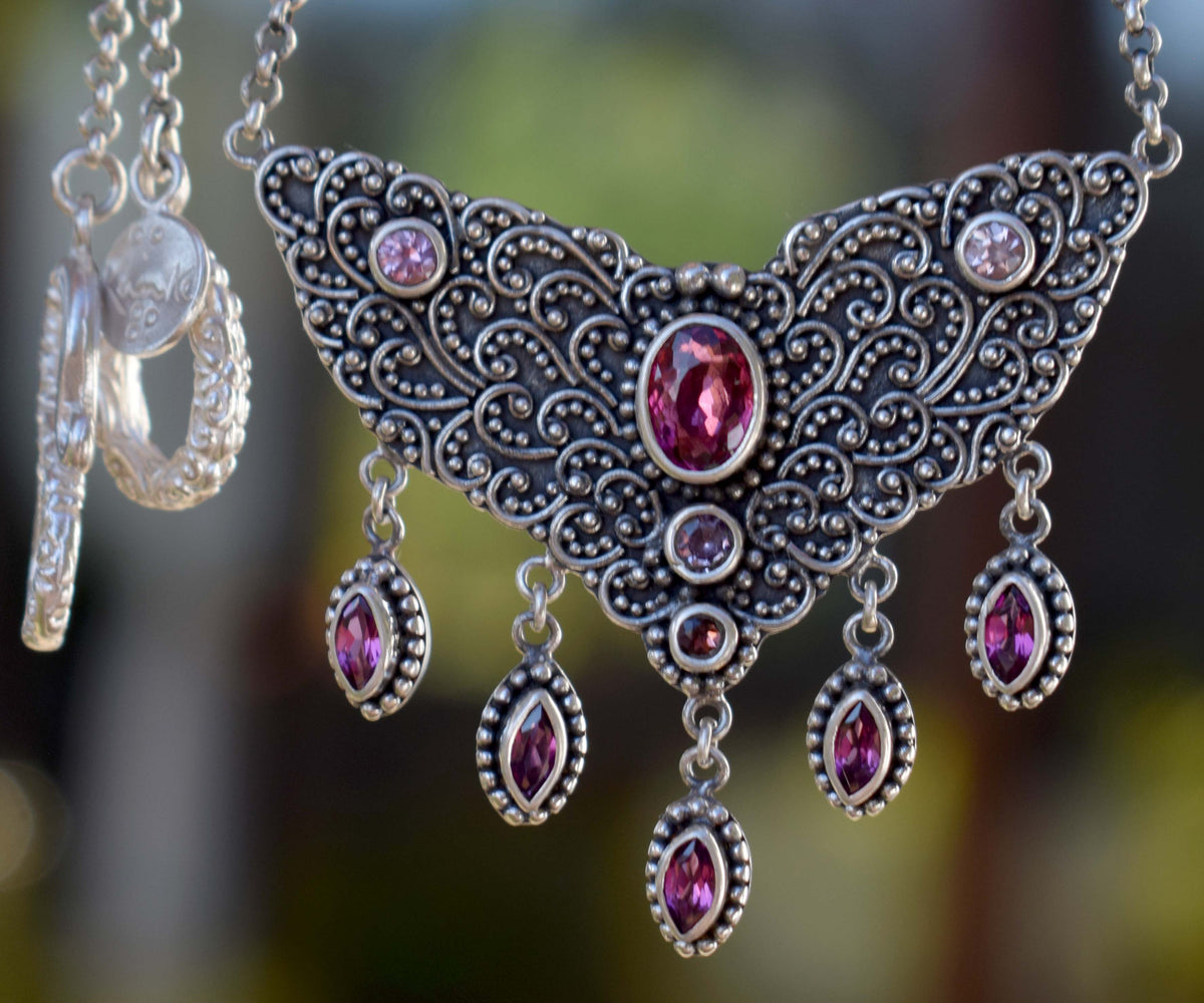 Collar Florecer Turmalina