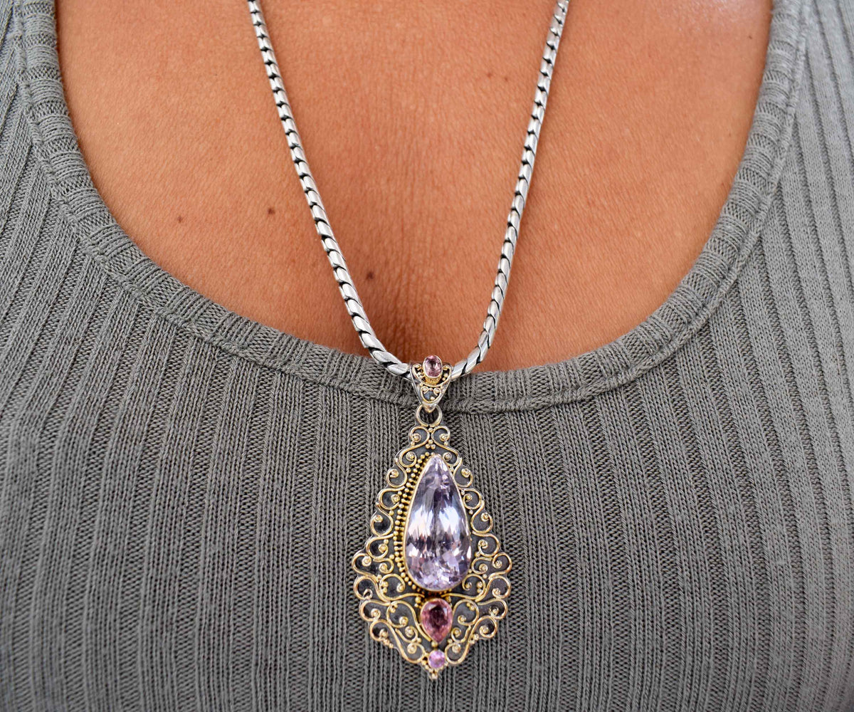 Colgante Miracle Kunzita