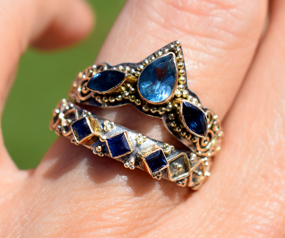 Anillo Fusion Marquise Topacio