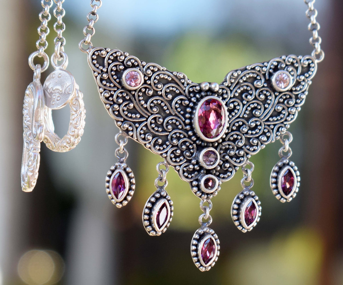 Collar Florecer Turmalina