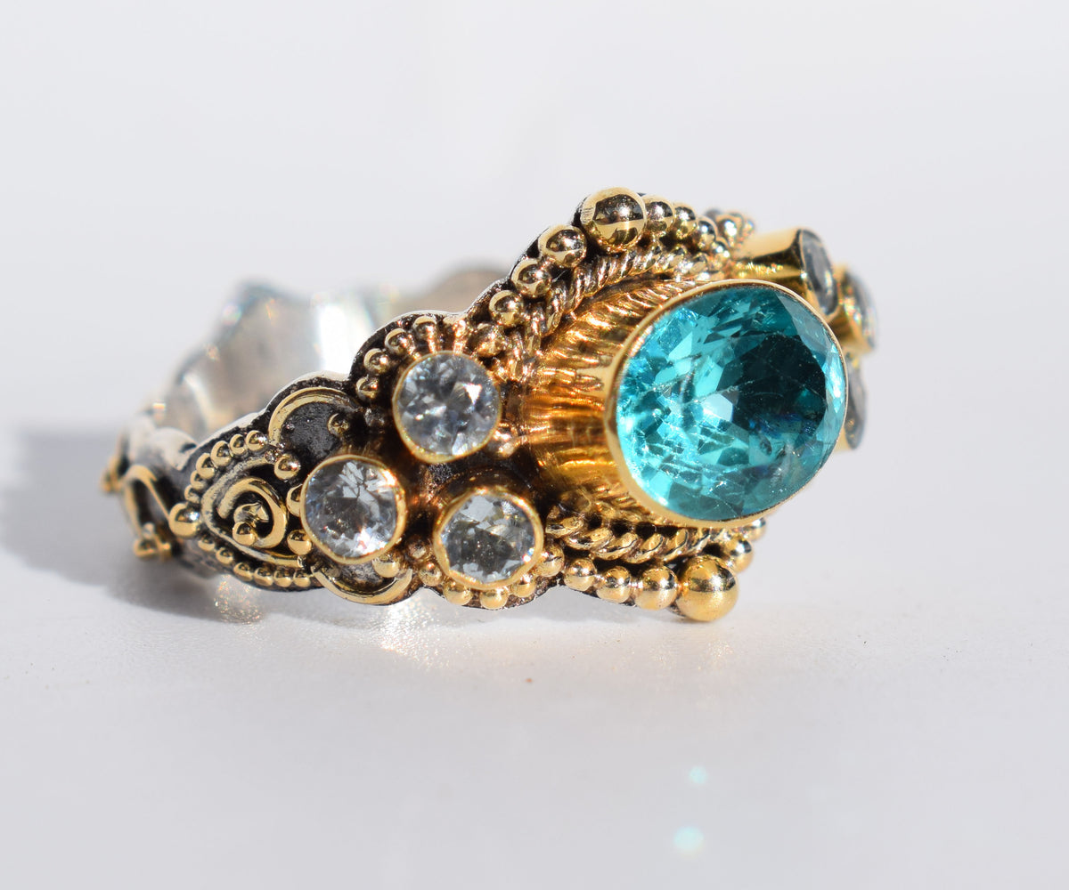 Anillo Azahara Apatita