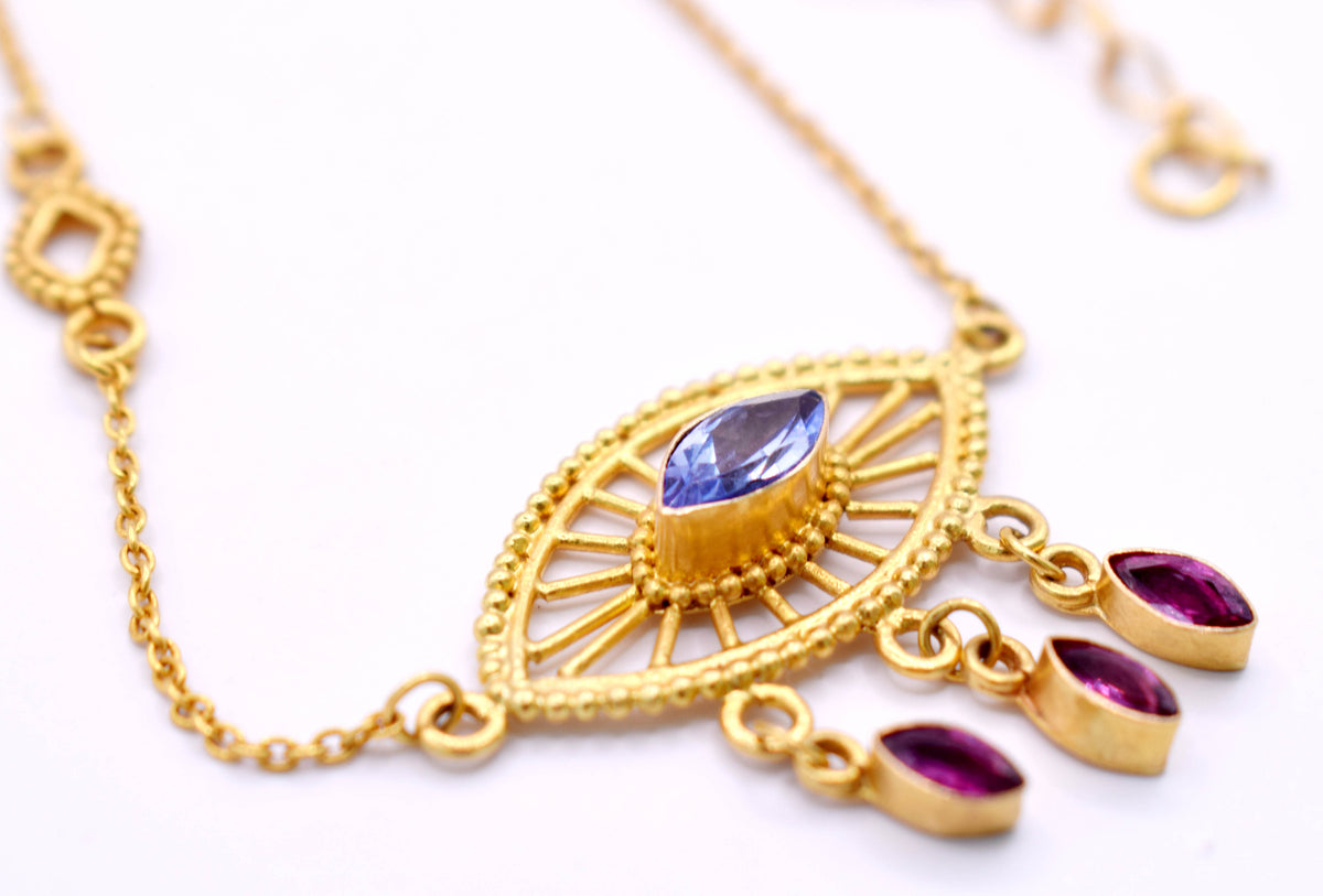 Collar Helix Tanzanita