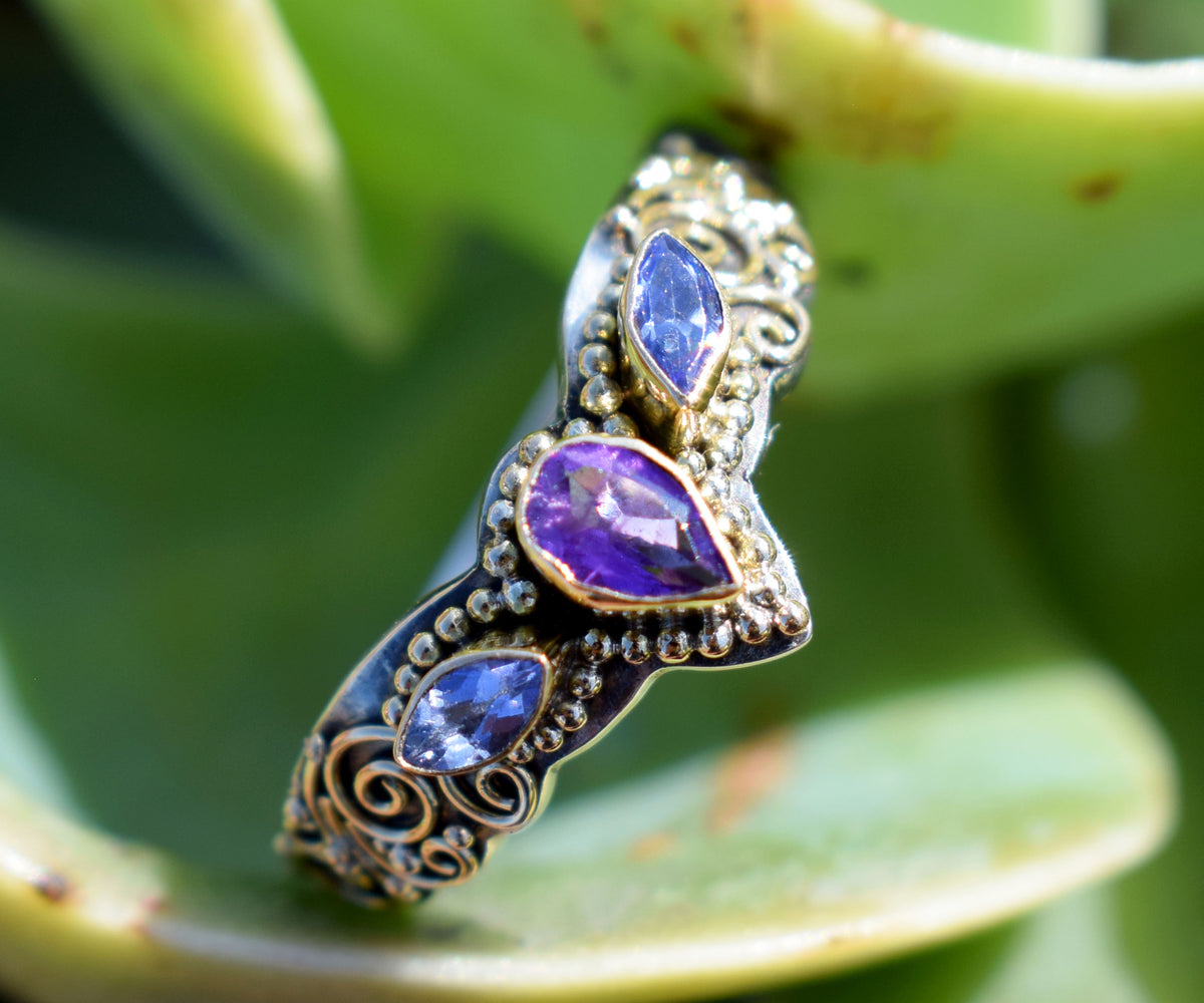 Anillo Fusion Marquise Amatista