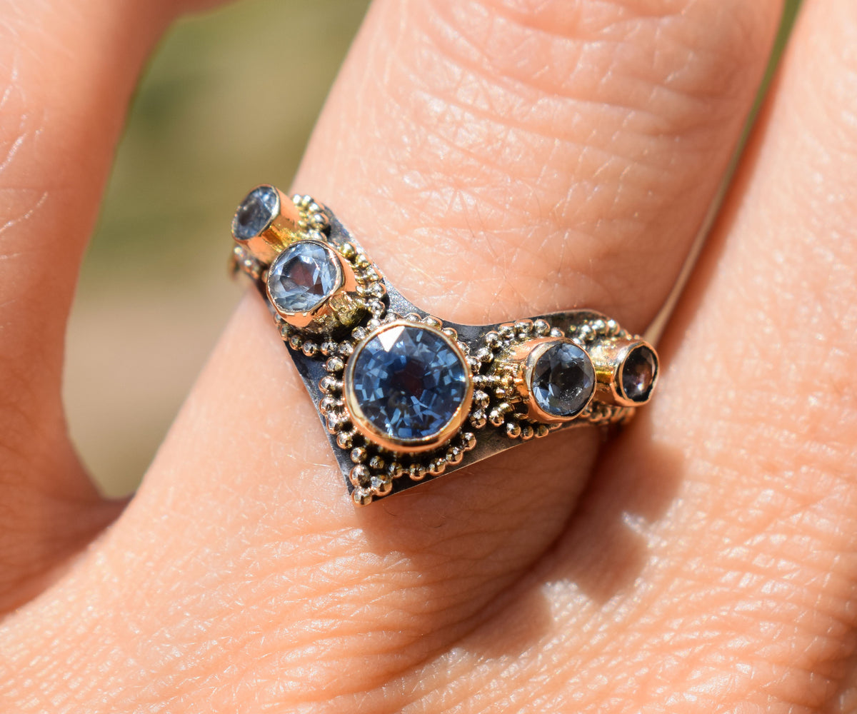 Anillo Fusión Queen Zafiro