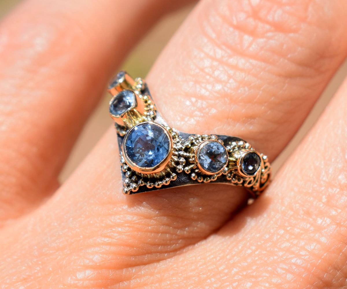 Anillo Fusión Queen Zafiro