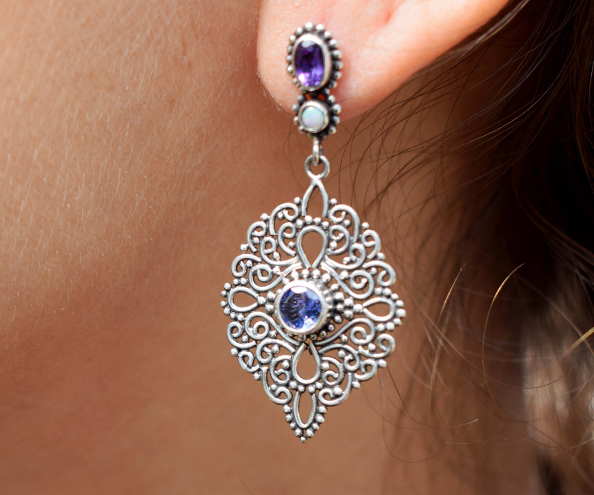 Aros Jazmin Tanzanita