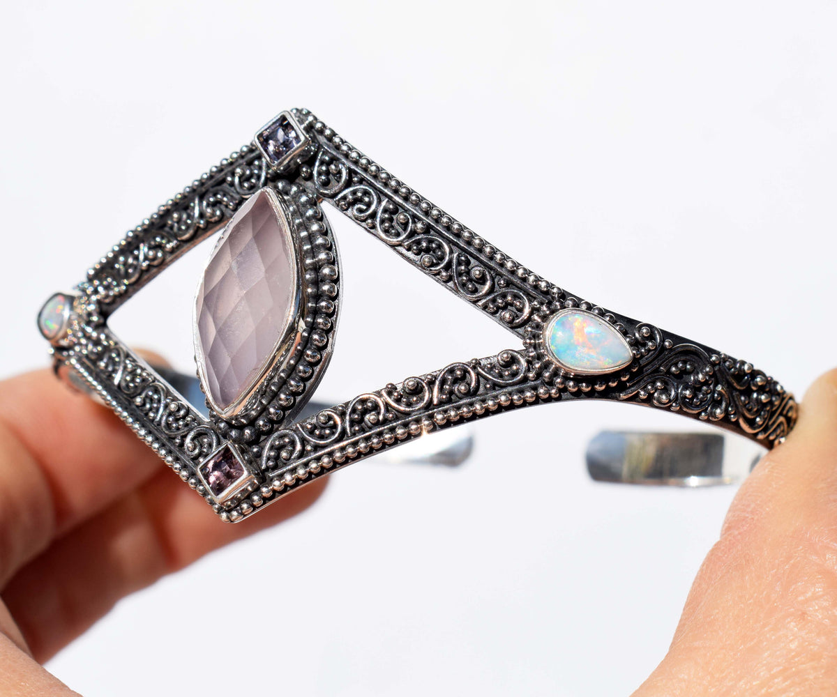 Pulsera Tantra Cuarzo rosa