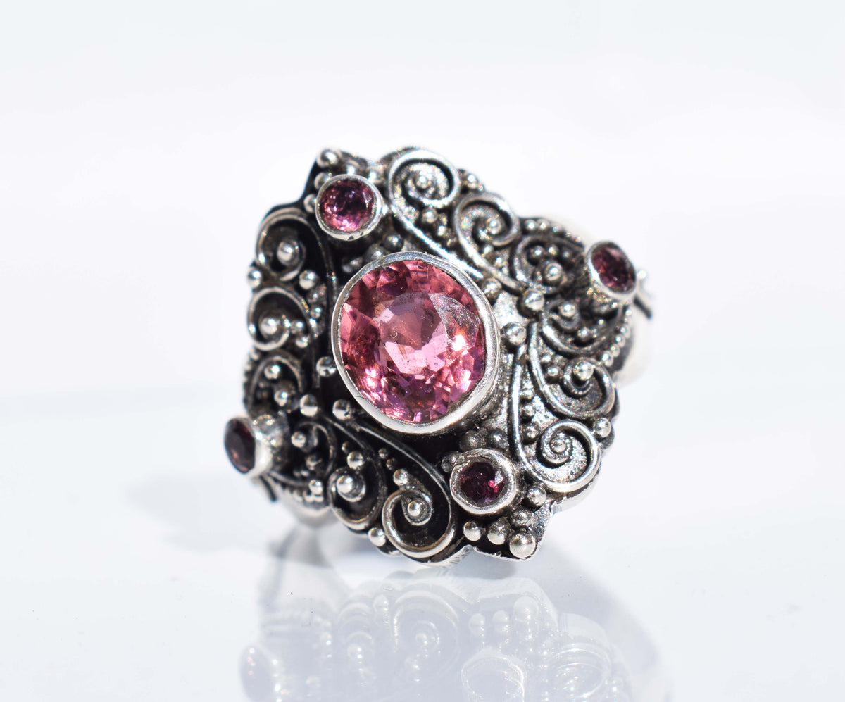 Anillo Buterfly Turmalina