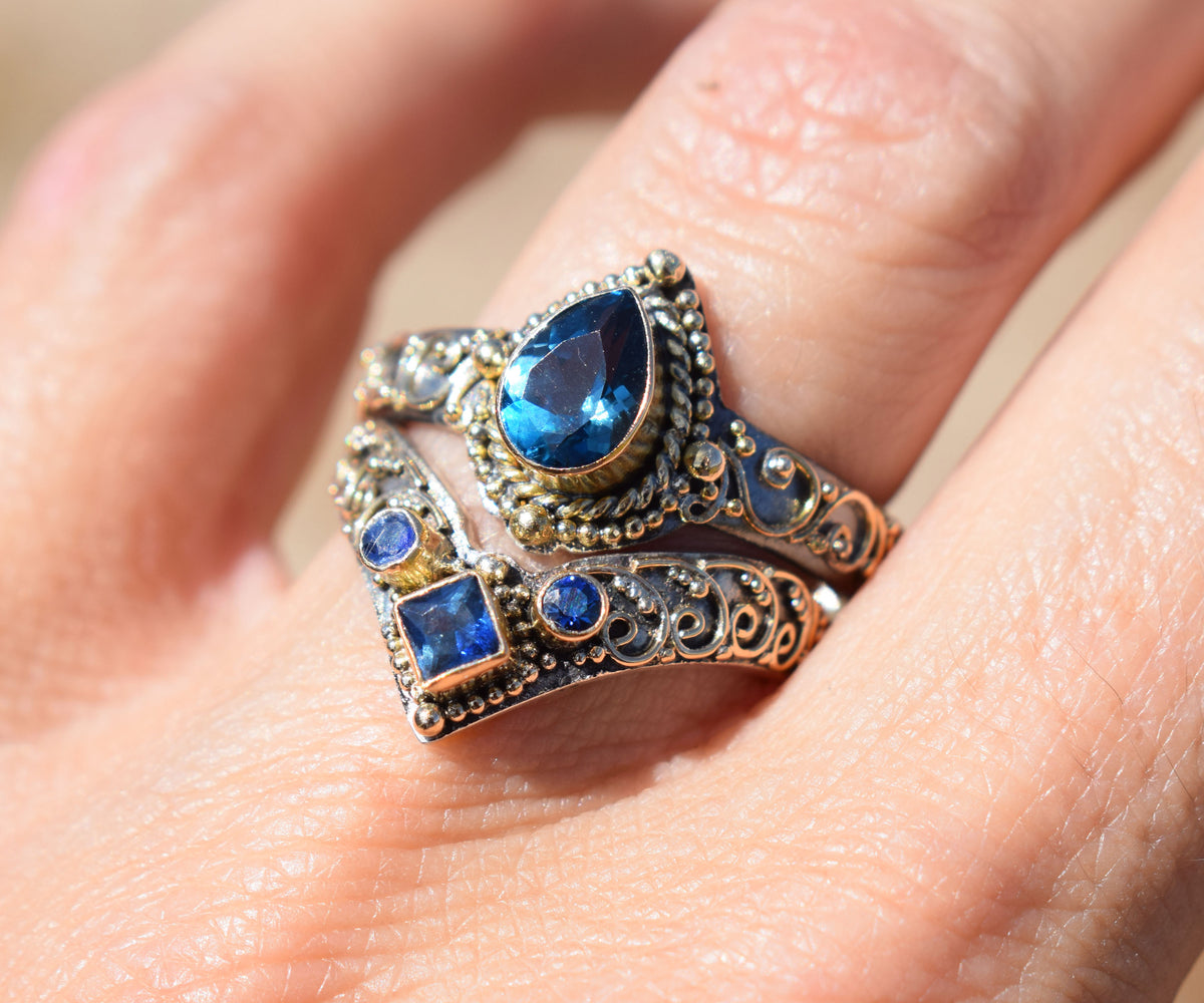 Anillo Fall in love Topacio