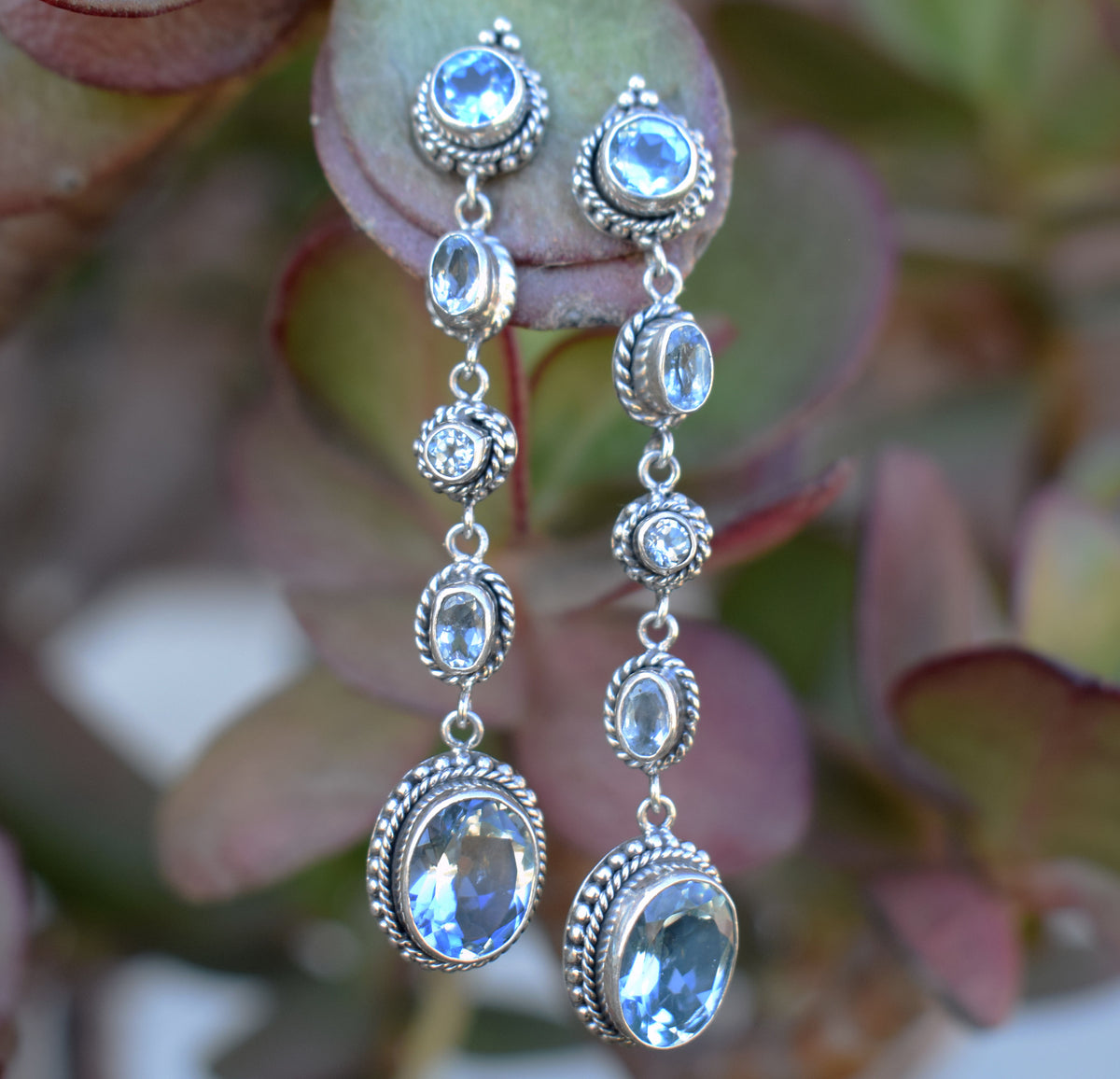 Aros Cascada Topacios