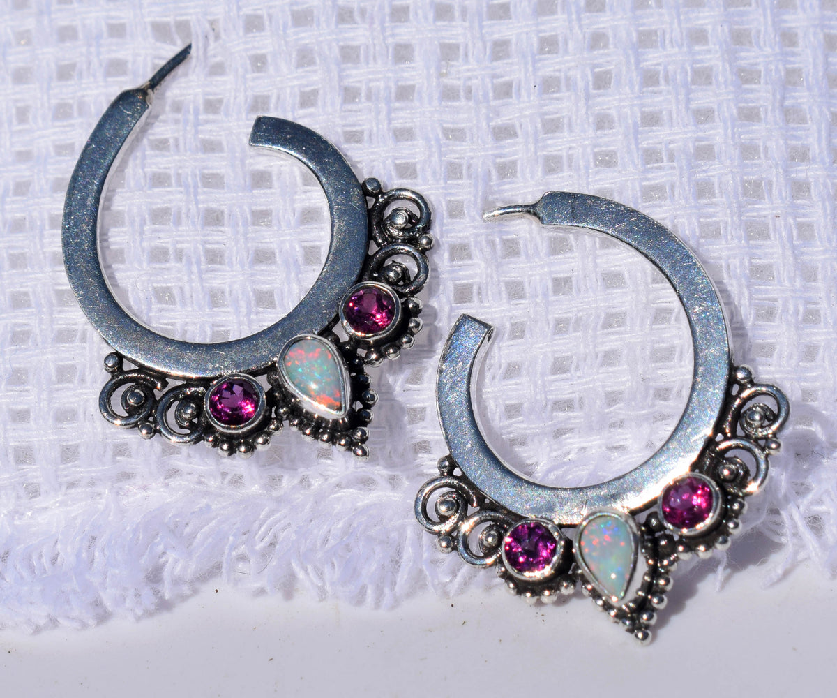 Argollas Basic Amatista