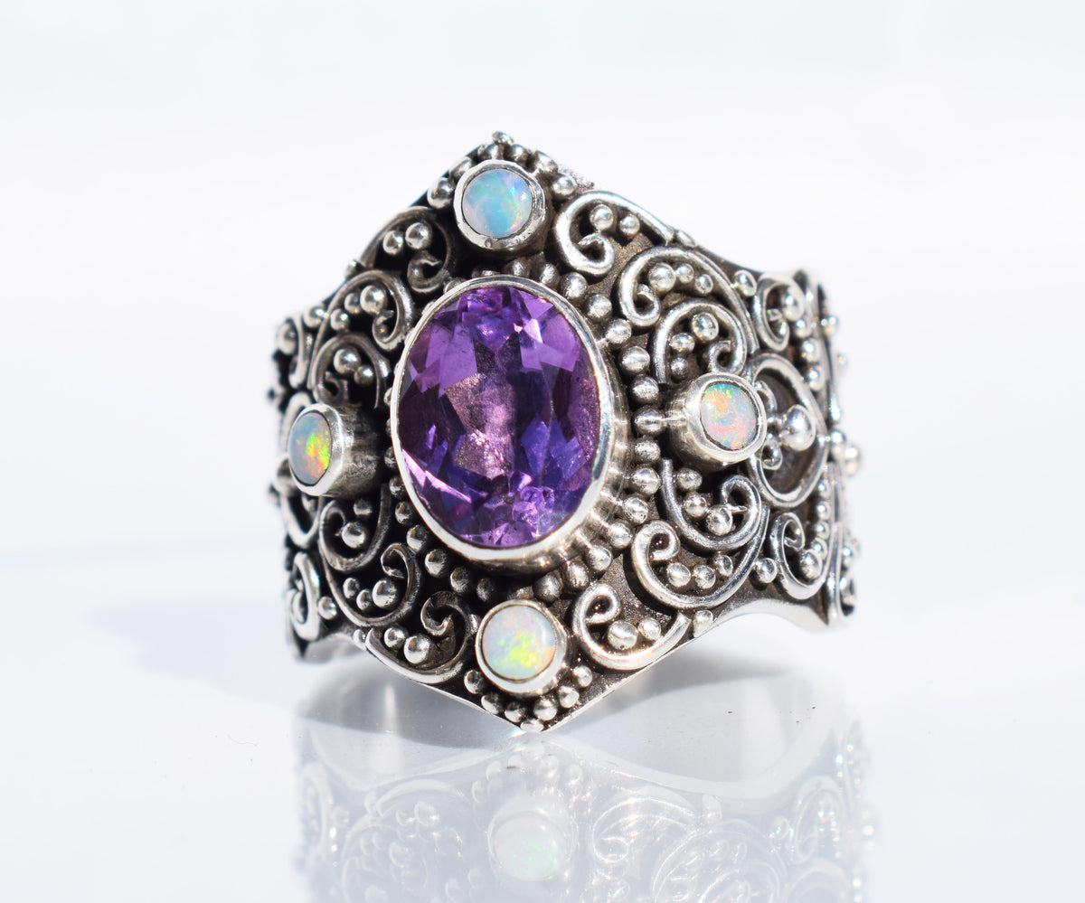 Anillo Peace Amatista