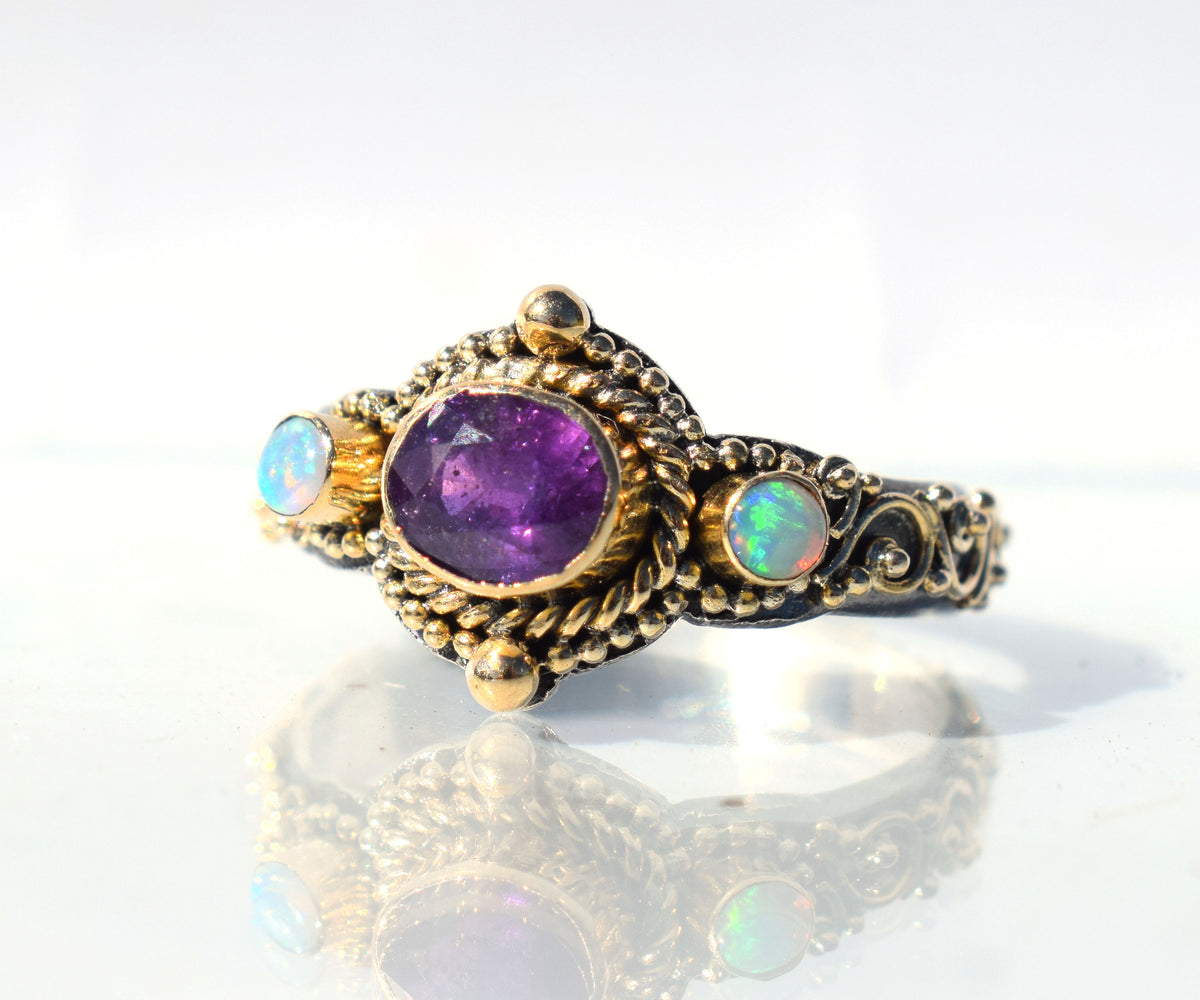 Anillo Florencia Zafiro Purple