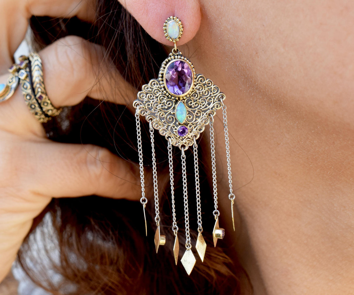 Aros Kalbelia Amatistas