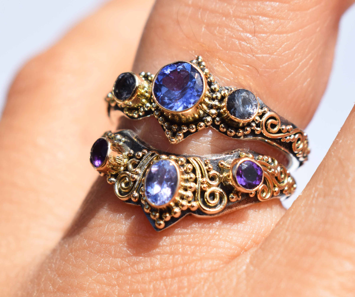 Anillo Roma Tanzanita