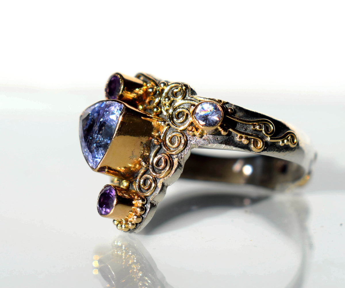 Anillo Totem Tanzanita