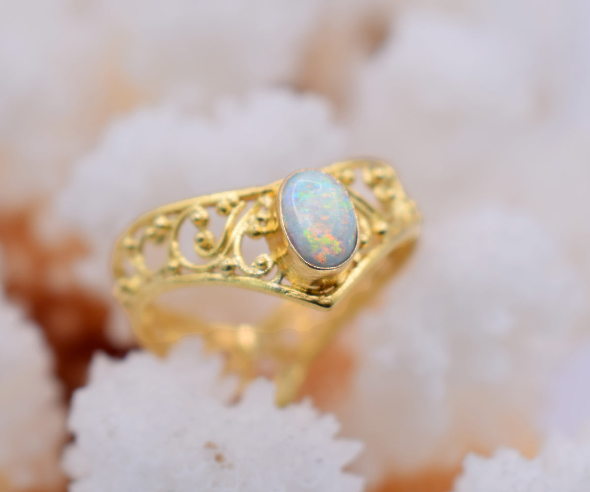 Anillo Calisto Ópalo