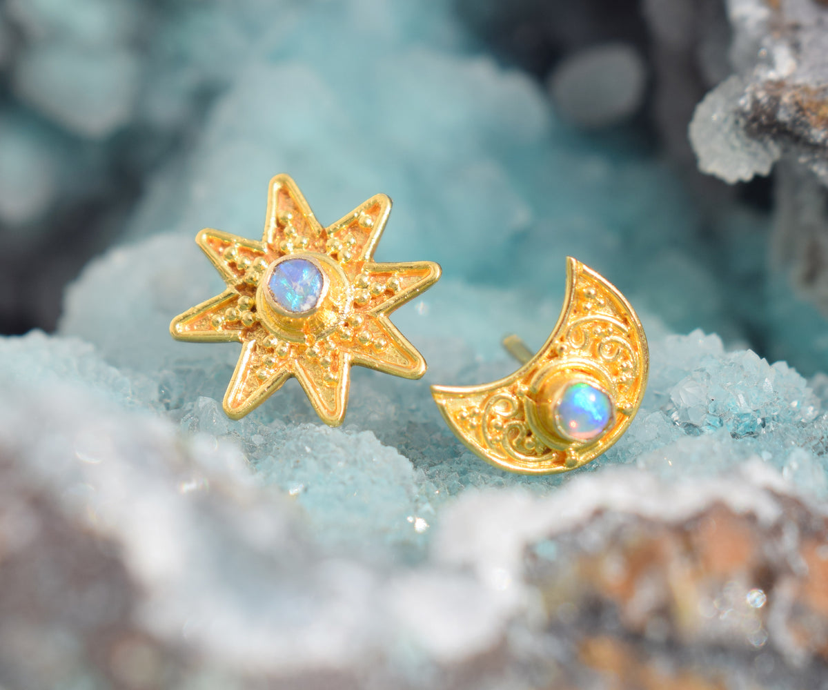 Aros Moon Star Gold Opalo