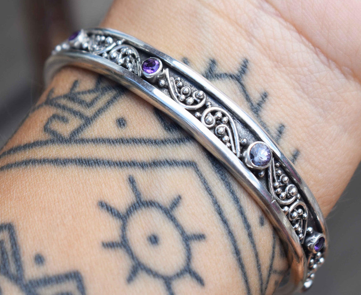 Pulsera  Basic Tanzanita