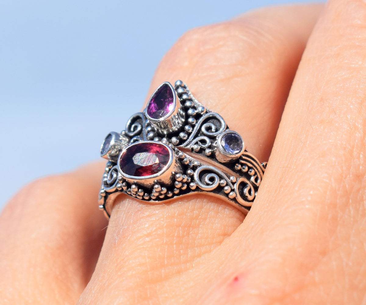 Anillo Dreams Rodolita