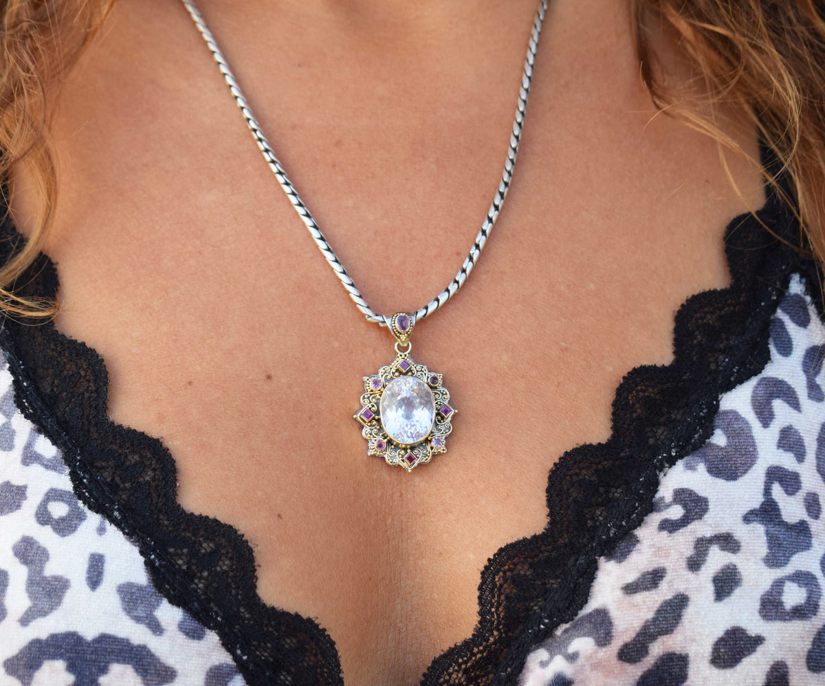 Colgante Isis Kunzita