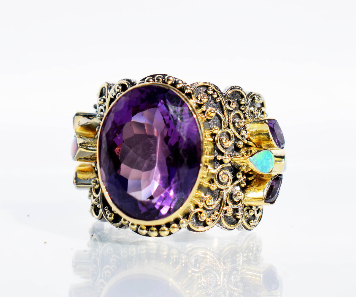 Anillo Magnolia Amatista