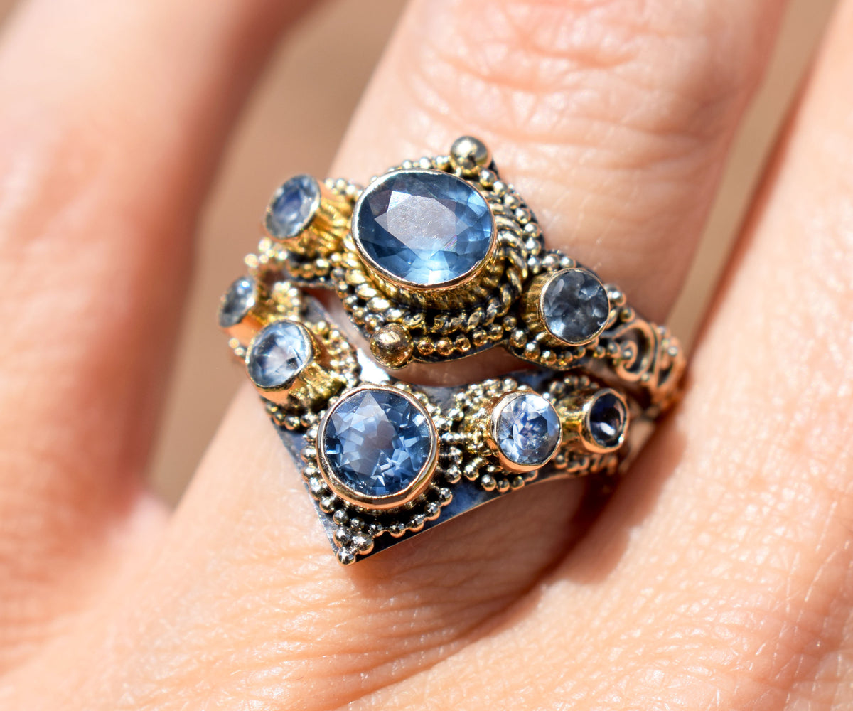 Anillo Florencia Zafiro