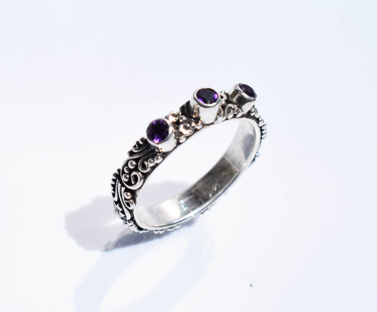 Anillo Basic Amatistas