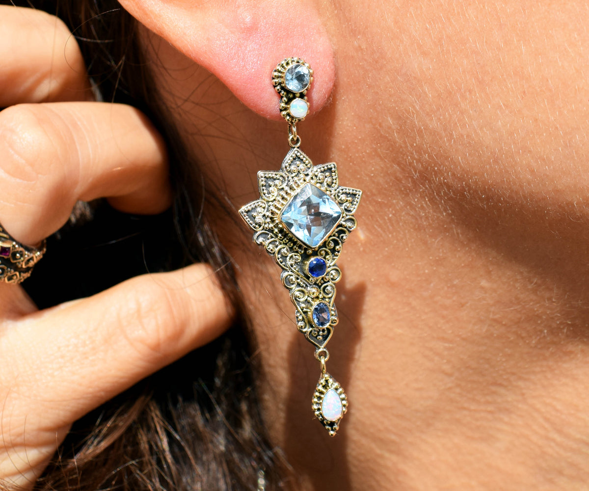 Aros Kaya Cushion Topacios