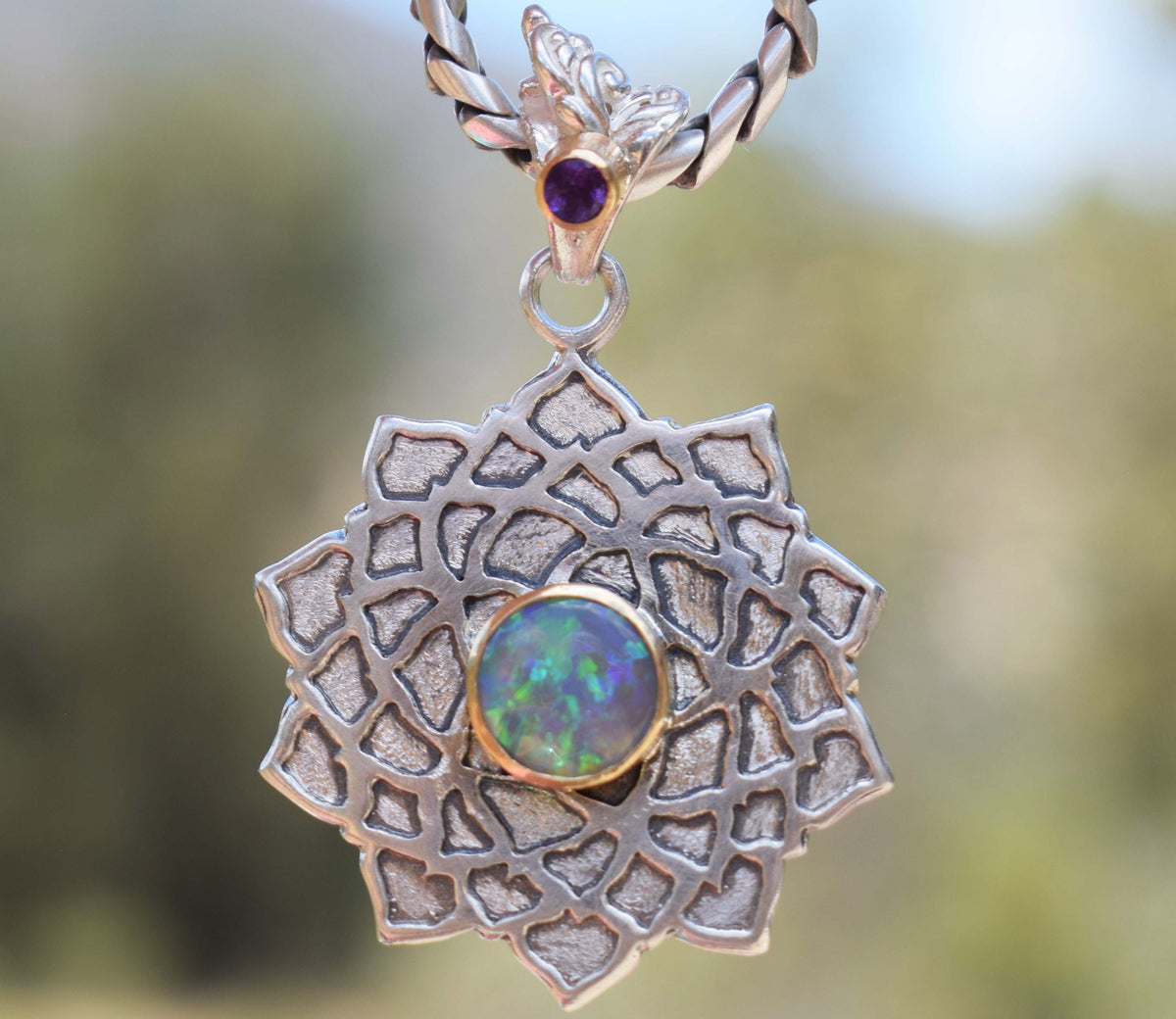 Colgante Sahasrara Ópalo