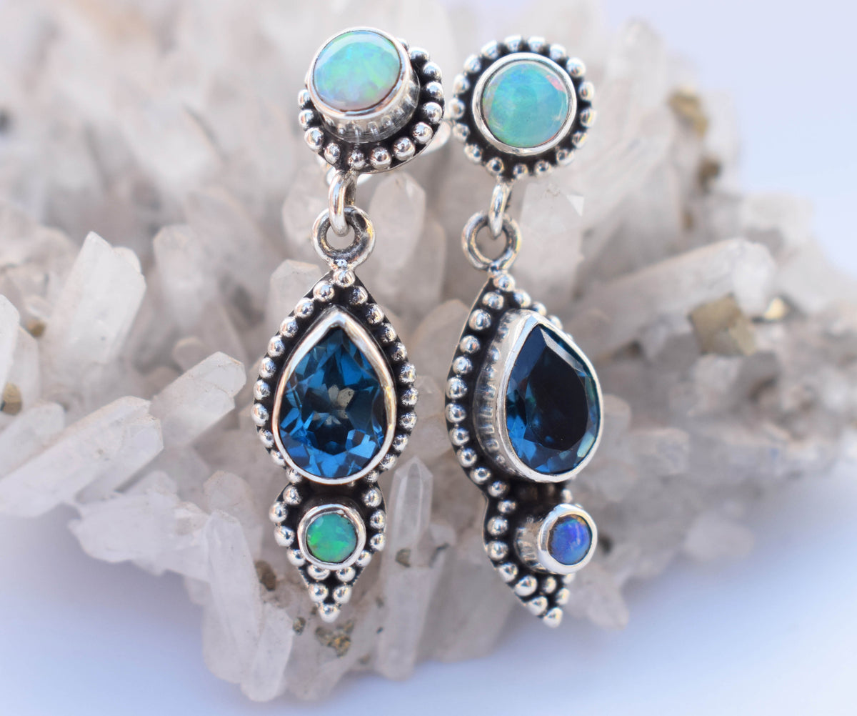 Aros Roma Topacio Ópalos