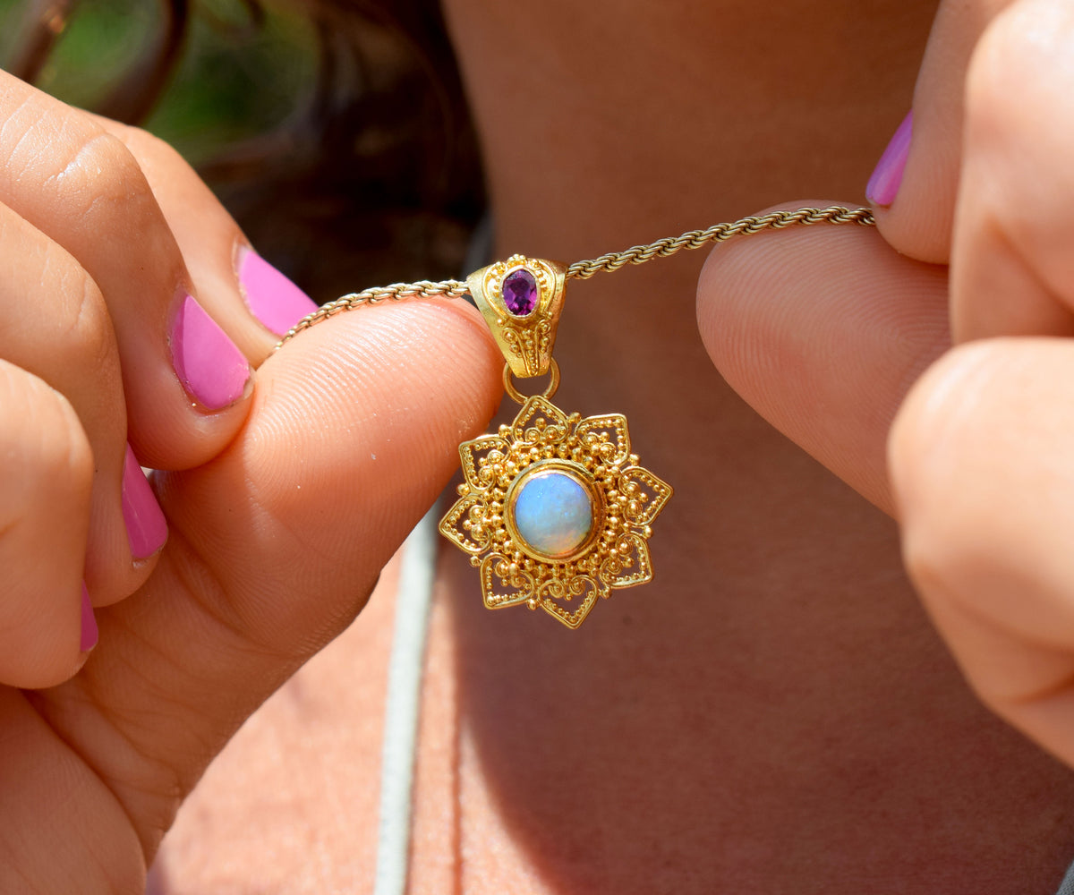Colgante Mandala Opalo
