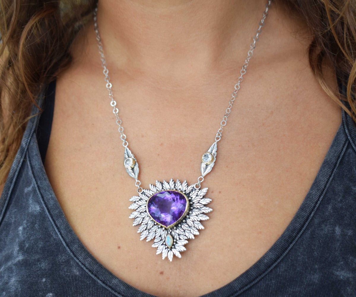 Collar Pocahontas Queen Amatista